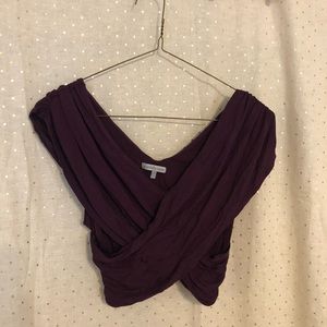 Charlotte Russe Purple Crop Top